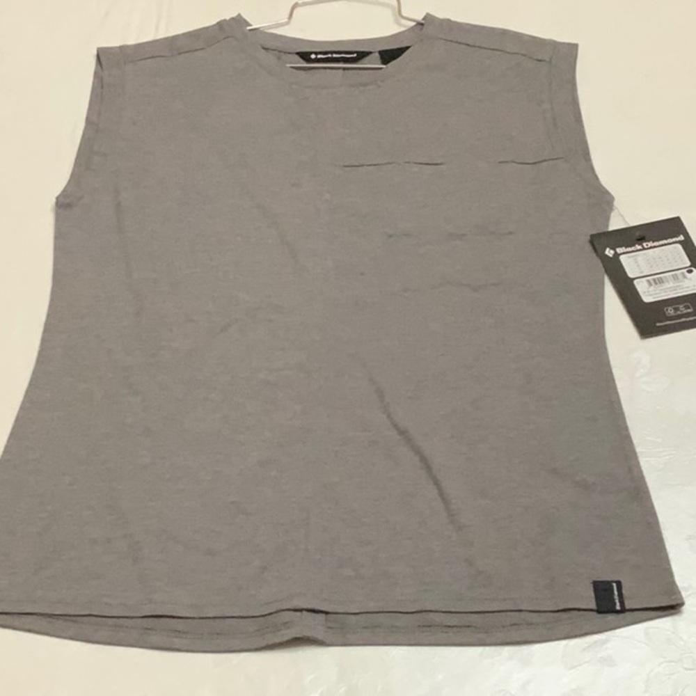 Black Diamond W SESSION TEE - Ash (Grey)